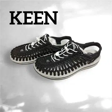 컨디션 최상 거의 새상품 킨 KEEN 유니크 샌들 27cm 블랙
