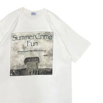 90-00s 헤인즈 아트 T셔츠 빈티지 미국제