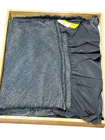 Q40 미사용 남자 총조임 히코 오비 짙은 남색 박스형