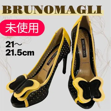 [ 미사용 ] BRUNOMAGLI 블루노마리 21cm 오픈토 이탈리아제