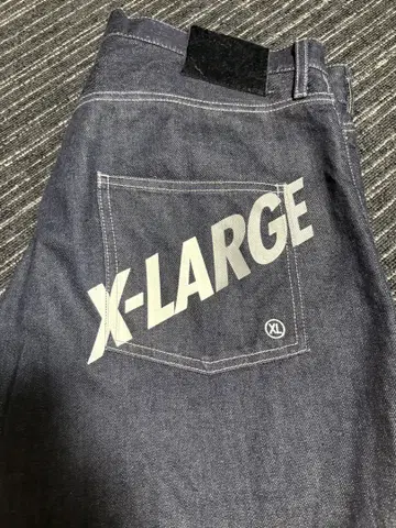XLARGE 다크 데님 팬츠 36