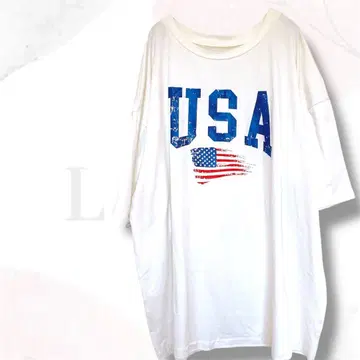 쉬인 T셔츠 반팔 L 새상품급 USA 아메카지 루즈한 사이즈 돌려입기