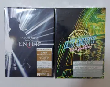 타카노 아키라 라이브 블루레이 ENTER AT CITY 초회 생산 한정판