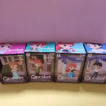 Qposket 피터팬 & 인어공주 피규어 세트