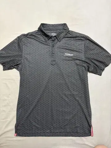 Titleist 그레이 블랙 피케 셔츠