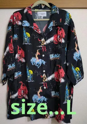 블랙 위도우 헤비 메탈 알로하 셔츠 2025 SS