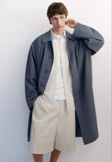 새상품급 UNIQLO 와이드 핏 하프 팬츠 화이트 내추럴 S