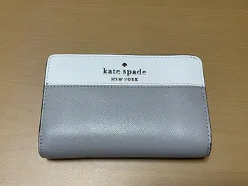 kate spade 접이식 지갑 그레이/화이트