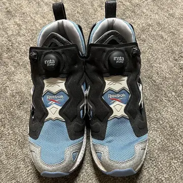 25.5cm Reebok 인스타 펌프 스니커즈 파랑/블랙