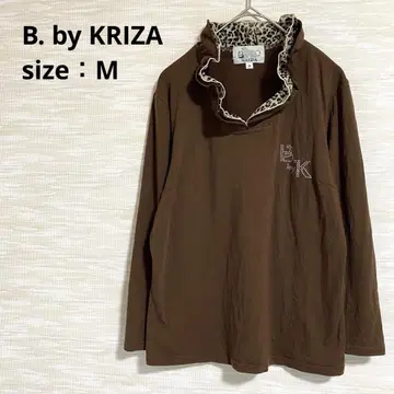 B.by KRIZA  7부 소매 티셔츠 [ M ] 레오파드 무늬 1347
