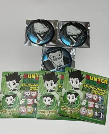 HUNTER x HUNTER 데코 컬렉션 캔뱃지 페이탄 레오리오