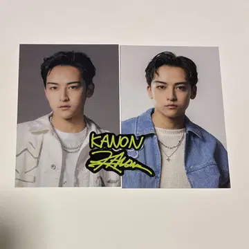 라스피 KANON 엽서 AB 스티커 2장