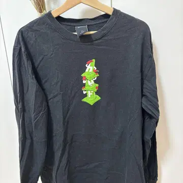 HUF 긴팔 티셔츠 M 블랙 롱티