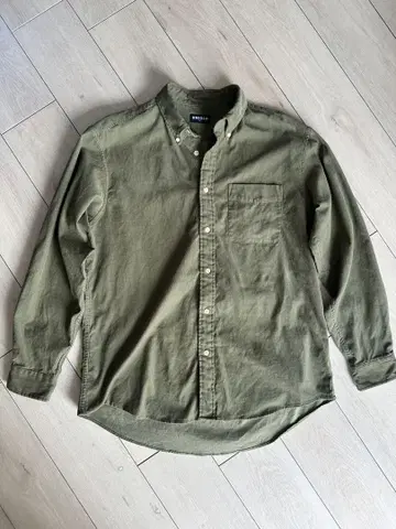 새상품급 90s UNIQLO 올드 유니클로 코듀로이 셔츠 XL