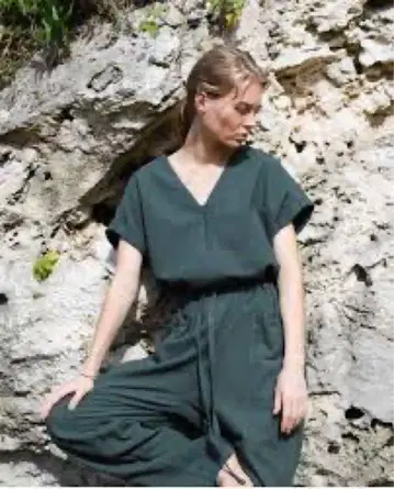 archi ORGANIC TWILL ZIPUP OVERALL