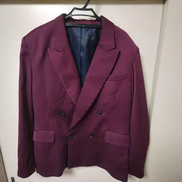 [ 완판템 ] glamb 언노운 테일러드 자켓 와인