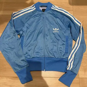 adidas 집업 자켓 스카이블루