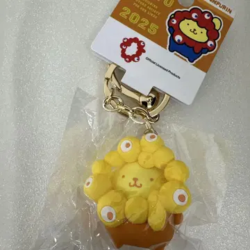 먀쿠먀쿠 산리오 최애 컬러 폼폼푸딩 키링