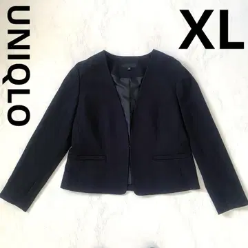 UNIQLO 유니클로 분또 노카라 자켓 블랙 포멀 출퇴근