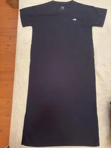 THE NORTH FACE 네이비 반팔 롱 원피스 L