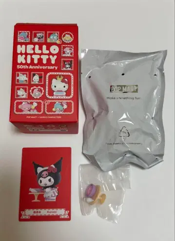 POPMART 산리오 헬로키티 50주년 피규어 쿠로미
