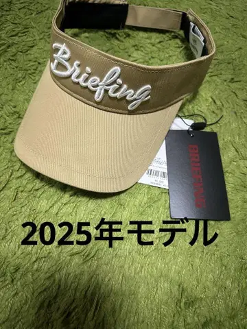 브리핑 골프 바이저 베이지 새상품 택 포함