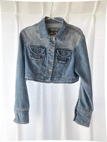 빈티지 크롭 데님 자켓 star jeans