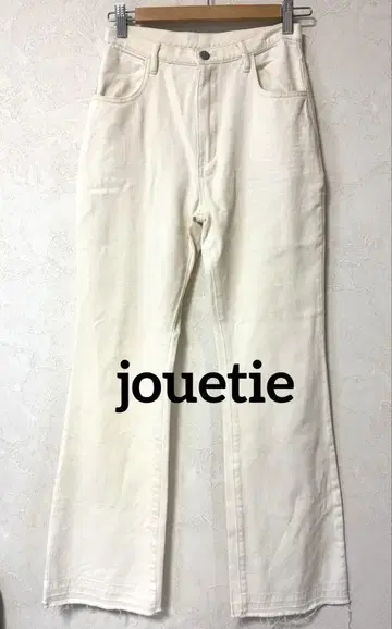 새상품급 jouetie 쥬에티 스트레이트 데님 팬츠 생성색
