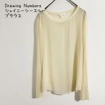 Drawing Numbers 샤이니 시스루 블라우스 사이즈 38