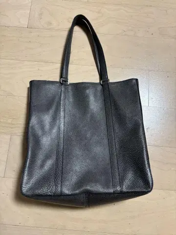 aniary 토트백 남성용 그라인드 가죽 지퍼 포함