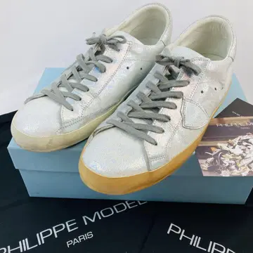 PHILIPPE MODE 필립모델 스니커즈 40 실버