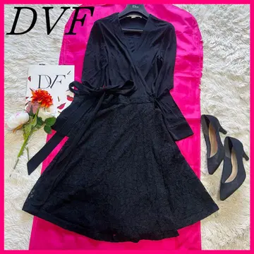 [ 새상품급 ] DIANEvonFURSTENBERG 랩 원피스 블랙 4