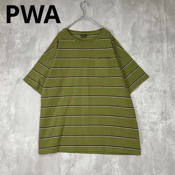 PWA SHAVED KANOKO 드라이 보더 그린 반팔 여름