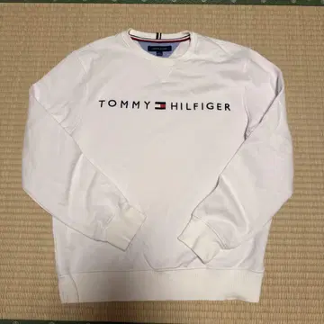 TOMMY HILFIGER 로고 트레이닝복 화이트 타미힐피거 긴팔