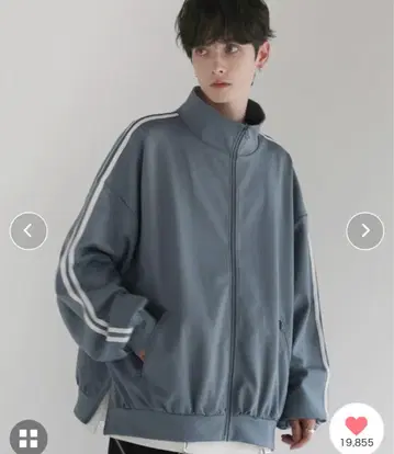LILL 루즈 실루엣 벌룬 슬리브 서스펜더 트랙 자켓