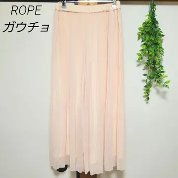 ROPE 로페 플리츠 가우초 스커트 팬츠 핑크