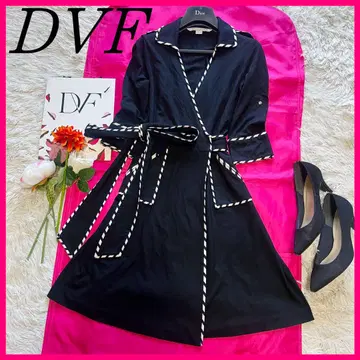 [ 새상품급 ] DIANEvonFURSTENBERG 랩 원피스 블랙 0