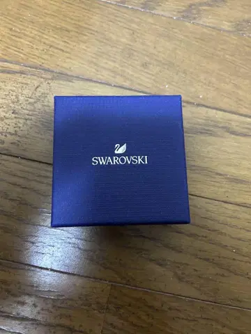 Swarovski 리본형 목걸이 퍼플