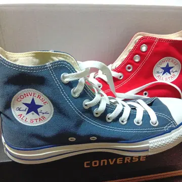 [ 25.5 ] CONVERSE ALL STAR 카 네이비 레드
