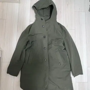 남성용 비기 자카드 심리스 다운 모즈 코트