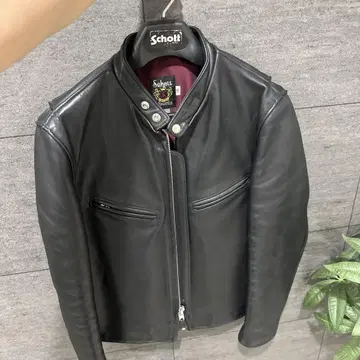 Schott 싱글 라이더 자켓 38 블랙