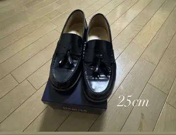 HARUTA 태슬 로퍼 블랙 25cm