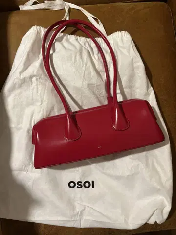 OSOI 빨간색 핸드백