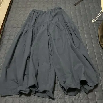 니코앤드 네이비 코튼 와이드 팬츠