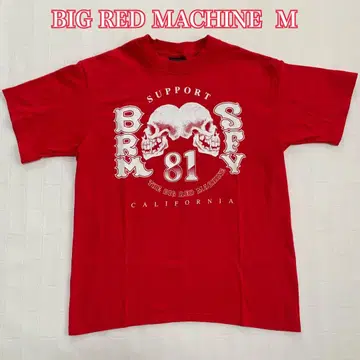 BIG RED MACHINE 빅 레드 머신 티셔츠 빨간색 M
