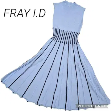 32 FRAY I.D 프레이 아이디 여성용 니트 원피스 슬리브리스