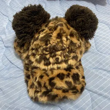 디즈니 표범 무늬 캡