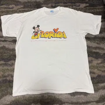 빈티지 디즈니 미키마우스 FLORIDA T셔츠 XL