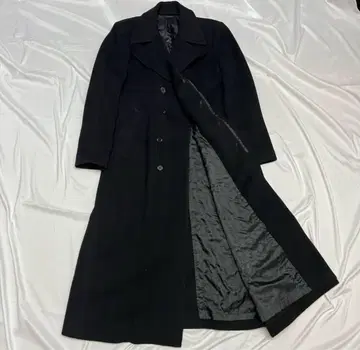 vintage fly front long chester coat