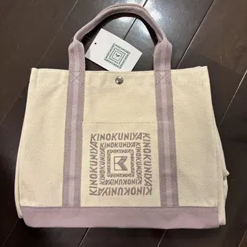[점포 한정 완판] 키이노쿠니야 코튼 런치백 스모크 핑크 KINOKUNI